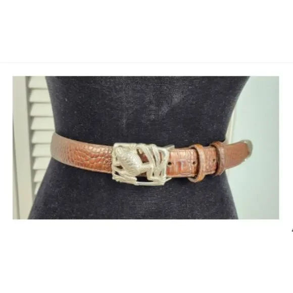 Brighton | Accessories | Brighton Frog Leather Belt Women  display picture 2